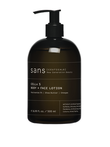 Bottle + Pump CELLx 5 Body + Face Lotion 500ml — 6 Pack [UNFILLED]